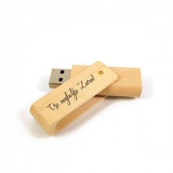 USB ključ 16GB iz lesa z gravuro