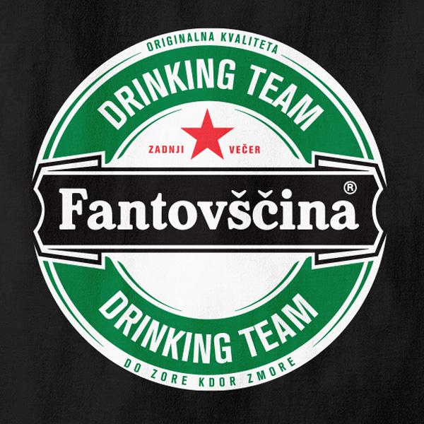 Majica Fantovščina Drinking Team