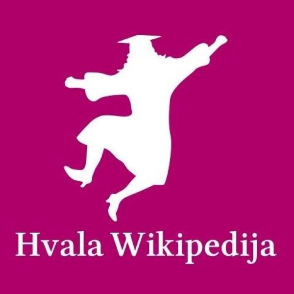 Ženska majica Hvala Wikipedija