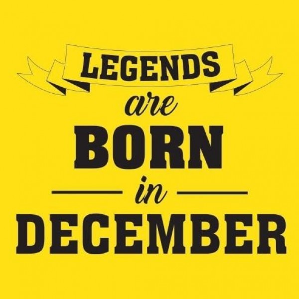 Majica Legends are born in december