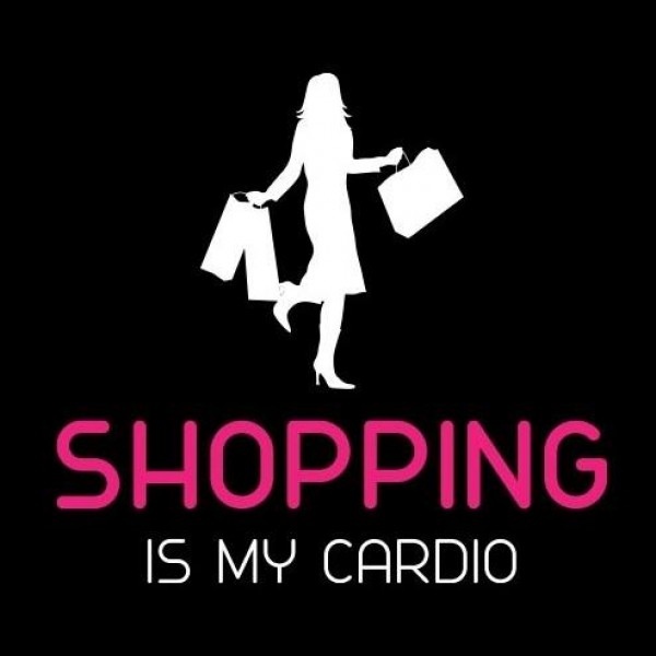 Ženska majica Shopping is my Cardio