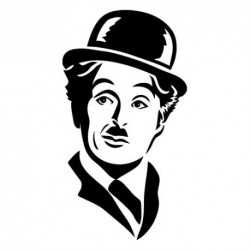 Charlie Chaplin nalepka
