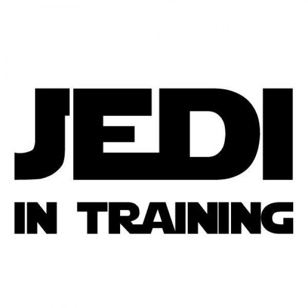 Jedi in training nalepka