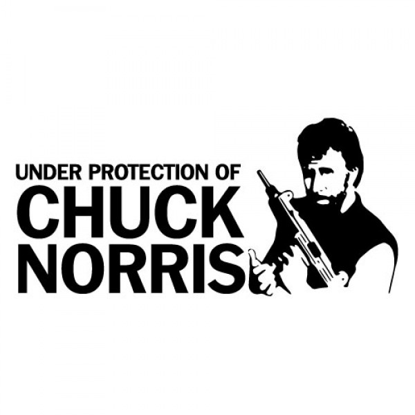 Nalepka Chuck Norris