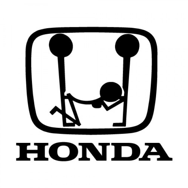 Nalepka za avto Honda