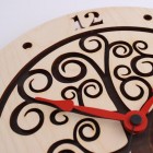 Stenska ura "Hrastnik (rjava)", premer 30 cm